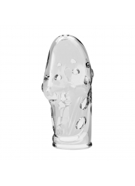 Прозрачная насадка на пенис Booker - 8 см. - Baile - в Серпухове купить с доставкой