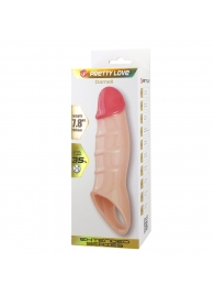Телесная удлиняющая насадка на пенис Darnel - Baile - в Серпухове купить с доставкой