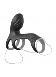 Черная насадка на пенис Ultimate Couples Cage Pro - Pipedream - в Серпухове купить с доставкой