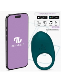 Зеленое интерактивное виброкольцо Ringo - Intoyou - в Серпухове купить с доставкой