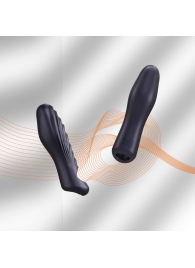 Сливовая силиконовая насадка на пенис с подхватом Manwan Ryzer - Manwan - в Серпухове купить с доставкой