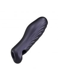 Сливовая силиконовая насадка на пенис с подхватом Manwan Ryzer - Manwan - в Серпухове купить с доставкой