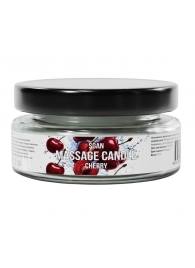 Массажная свеча «Спелая вишня» - 50 мл. - SGAN - купить с доставкой в Серпухове