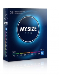 Презервативы MY.SIZE размер 72 - 3 шт. - My.Size - купить с доставкой в Серпухове