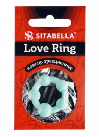 Цветное эрекционное кольцо с 5 бусинами Love Ring - Sitabella - в Серпухове купить с доставкой