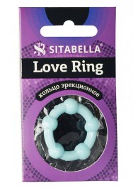 Цветное эрекционное кольцо Love Ring с бусинами - Sitabella - в Серпухове купить с доставкой