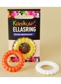 Цветное рельефное эрекционное кольцо Ellasring - Sitabella - в Серпухове купить с доставкой