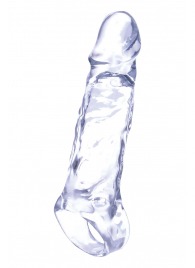 Прозрачная насадка-удлинитель Length Enhancer с подхватом - 16 см. - NMC - в Серпухове купить с доставкой