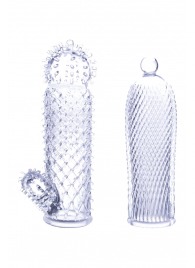 Набор из 2 прозрачных насадок на член Seductive Tickler Sleeves - NMC - в Серпухове купить с доставкой