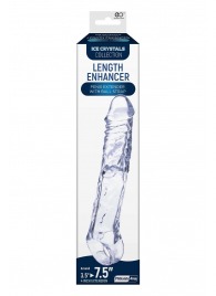 Прозрачная насадка-удлинитель Length Enhancer с подхватом - 22,3 см. - NMC - в Серпухове купить с доставкой