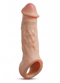 Телесная насадка-удлинитель Intrepid 9.25 Inch Realistic Penis Extender Sleeve - 23,5 см. - Blush Novelties - в Серпухове купить с доставкой