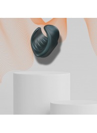 Серый сквозной мастурбатор с вибрацией Manwan Starter - Manwan - в Серпухове купить с доставкой