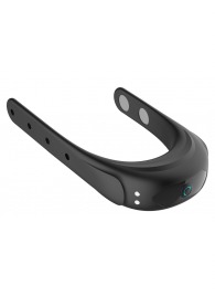 Черное эрекционное виброкольцо на ремешках - Boys of Toys - в Серпухове купить с доставкой