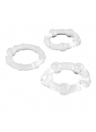 Набор из 3 эрекционных прозрачных колец - Boys of Toys - в Серпухове купить с доставкой