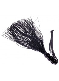 Черная силиконовая плетка - 25,4 см. - Boys of Toys - купить с доставкой в Серпухове