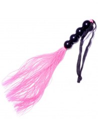 Розовая силиконовая плеть - 35,5 см. - Boys of Toys - купить с доставкой в Серпухове