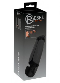 Черный вибромастурбатор с трехточечной стимуляцией Penis Trainer with 3 Point Stimulation - Orion - в Серпухове купить с доставкой