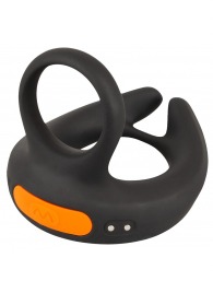 Черный вибростимулятор мошонки RC Scrotum Stimulator with Vibration - Orion - в Серпухове купить с доставкой