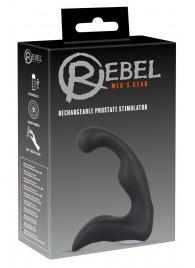 Черный перезаряжаемый стимулятор простаты с вибрацией - 14,6 см. - Orion - в Серпухове купить с доставкой