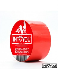 Красный скотч для фиксации Non-Sticky Bondage Tape - 15 м. - Intoyou - купить с доставкой в Серпухове