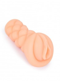 Телесный мастурбатор-вагина с вибропулей и эрекционными кольцами в комплекте - Sexy Girl - в Серпухове купить с доставкой