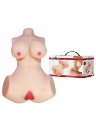 Мастурбатор-торс Aveline с 2 любовными тоннелями - Baile - в Серпухове купить с доставкой