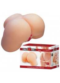 Телесный мастурбатор с 2 любовными отверстиями Olivia - Baile - в Серпухове купить с доставкой