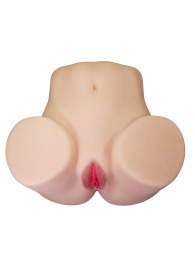 Телесный мастурбатор Julia с 2 любовными каналами - Baile - в Серпухове купить с доставкой