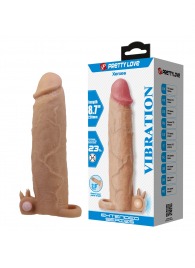 Телесная насадка на пенис Xerxes - 22 см. - Baile - в Серпухове купить с доставкой