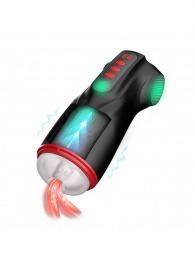 Интерактивный мастурбатор Raven с вакуумом, вибрацией и подсветкой - Shots Media BV - в Серпухове купить с доставкой