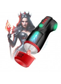 Интерактивный мастурбатор Raven с вакуумом, вибрацией и подсветкой - Shots Media BV - в Серпухове купить с доставкой