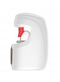 Белый мастурбатор с язычком и возвратно-поступательными движениями - Secwell - в Серпухове купить с доставкой