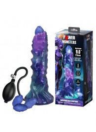 Фиолетовый яйцеродящий фаллоимитатор Duskwalker Sentinal на присоске - 22,4 см. - Baile - купить с доставкой в Серпухове