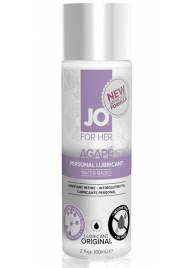 Лубрикант на водной основе для женщин JO AGAPE LUBRICANT ORIGINAL - 60 мл. - System JO - купить с доставкой в Серпухове