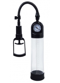 Чёрная вакуумная помпа A-toys с манометром и прозрачной колбой - A-toys - в Серпухове купить с доставкой