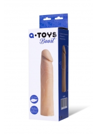 Реалистичная насадка с ярко выраженной головкой - 16,5 см. - A-toys - в Серпухове купить с доставкой