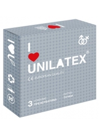 Презервативы с точками Unilatex Dotted - 3 шт. - Unilatex - купить с доставкой в Серпухове