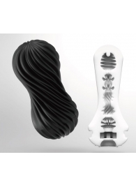 Мастурбатор FLEX Rocky Black с плотным рельефом - Tenga - в Серпухове купить с доставкой