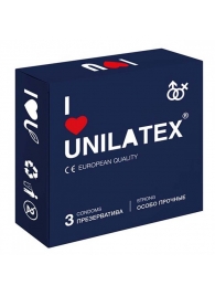 Ультрапрочные презервативы Unilatex Extra Strong - 3 шт. - Unilatex - купить с доставкой в Серпухове