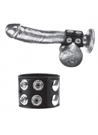 Ремень на член и мошонку 1.5  Cock Ring With Ball Strap - BlueLine - купить с доставкой в Серпухове