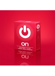 Супертонкие презервативы ON) Super Thin - 3 шт. - ON) - купить с доставкой в Серпухове