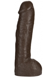 Большая насадка для трусиков Vac-U-Lock Realistic Hung - 31,7 см. - Doc Johnson - купить с доставкой в Серпухове