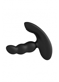 Черный силиконовый стимулятор простаты Levett Nitoc с пультом ДУ - Levett - в Серпухове купить с доставкой