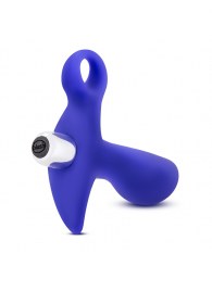 Синий стимулятор простаты с ручкой-кольцом Performance Prostimulator 02 - Blush Novelties - в Серпухове купить с доставкой