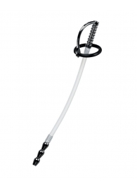 Силиконовый уретральный плаг со сменными фиксирующими кольцами Metal - ToyFa - купить с доставкой в Серпухове