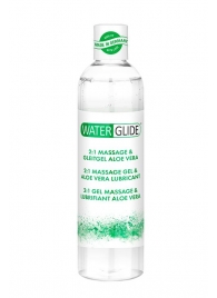 Гель-смазка 2-в-1 MASSAGE   LUBRICANT ALOE VERA - 300 мл. - Waterglide - купить с доставкой в Серпухове