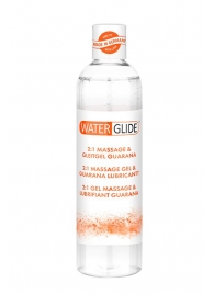 Гель-смазка 2-в-1 MASSAGE   LUBRICANT GUARANA - 300 мл. - Waterglide - купить с доставкой в Серпухове