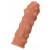 Телесная реалистичная насадка KOKOS Extreme Sleeve 11 с дополнительной стимуляцией - 12,7 см. - KOKOS - в Серпухове купить с доставкой