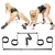 Комплект наручников и наножников с распорками Spread  em Bar and Cuff Set - Pipedream - купить с доставкой в Серпухове