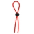 Красное эрекционное лассо с одной бусиной-утяжкой STRETCHY THIN LASSO - Dream Toys - в Серпухове купить с доставкой